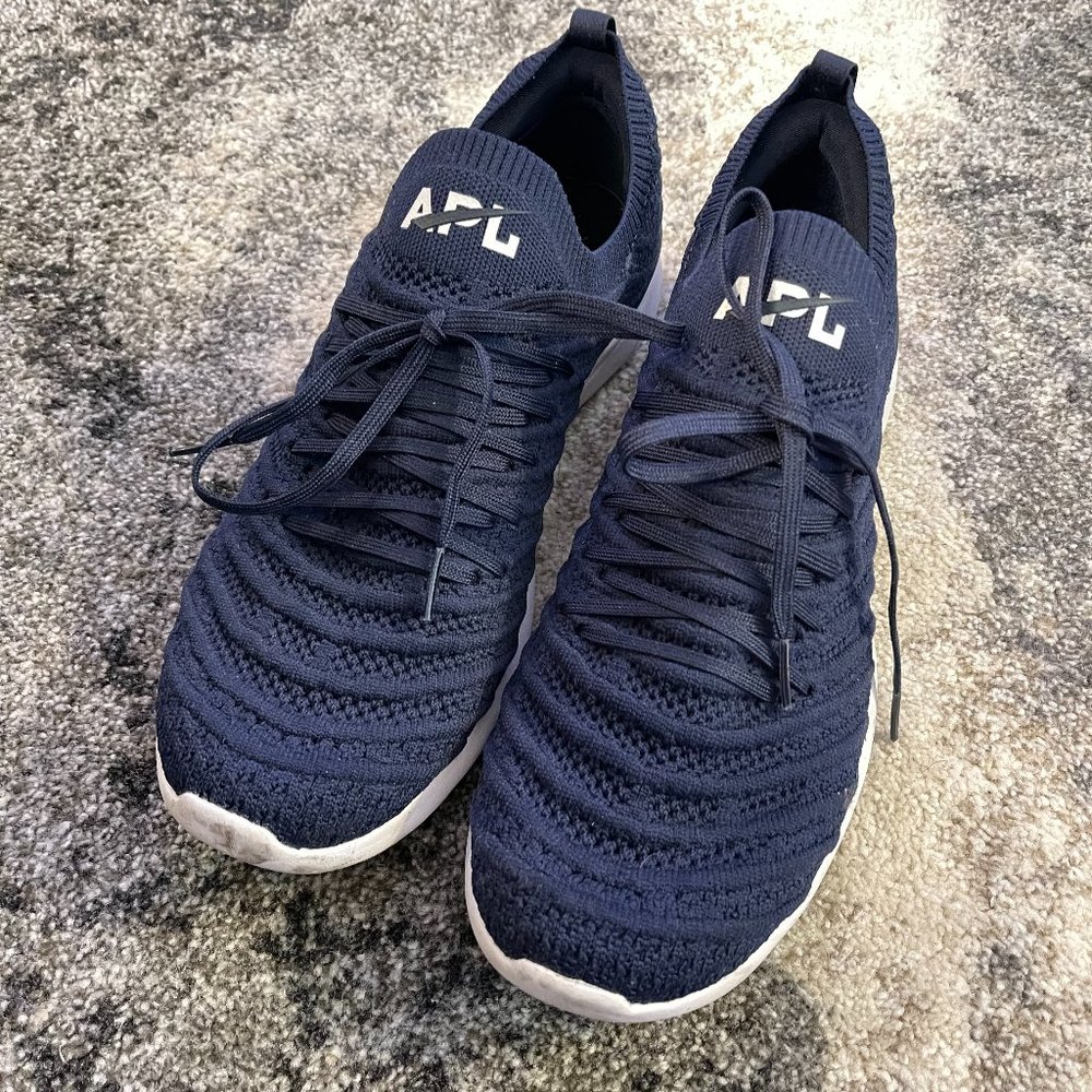 Men's TechLoom Wave Blue Sneakers, Size 11